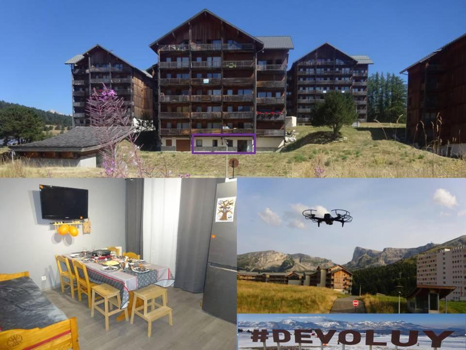 Appartement 8-10 Personnes Superdevoluy Hautes Alpes Rez De Chaussee Vue Panoramique 3 Chambres Saint-Étienne-en-Dévoluy Exterior foto